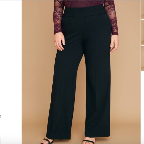 Lane Bryant The Lena Trousers Pants Boot Cut Moderately Curvy Fit NWT
